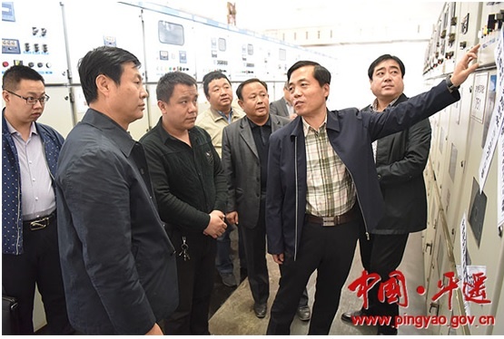 县领导视察我公司环保工作